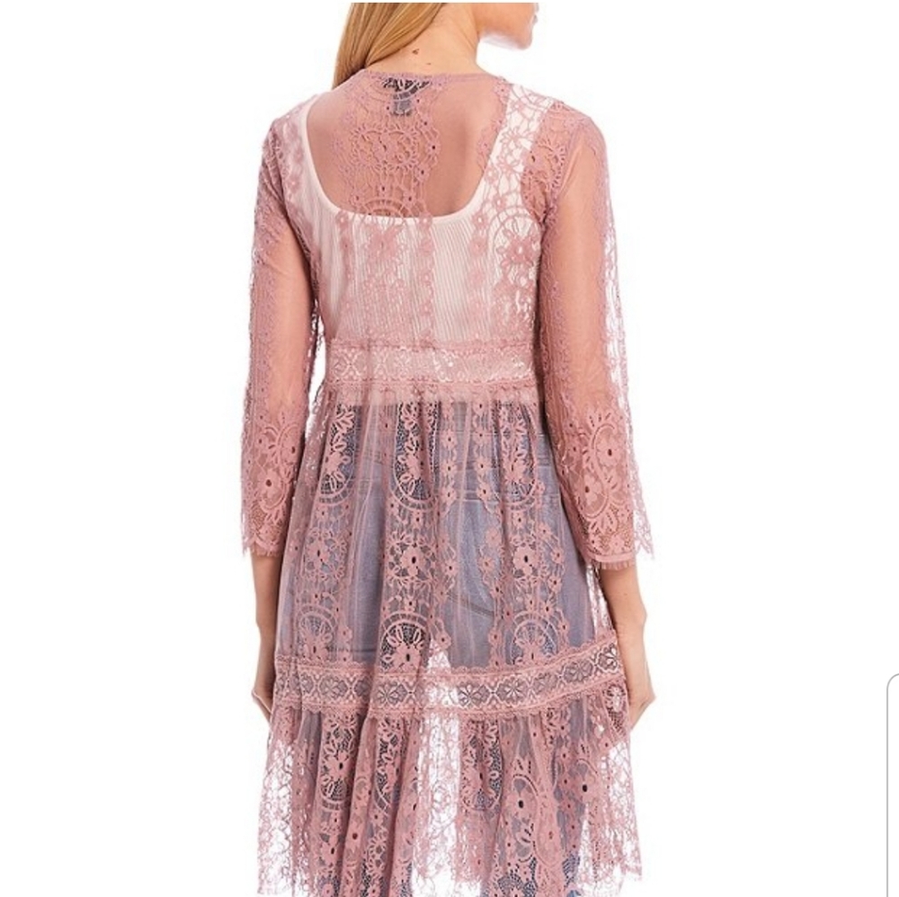 Miss Chievous Long Sleeve Crochet Lace Cardigan